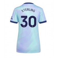 Camiseta Arsenal Raheem Sterling #30 Tercera Equipación Replica 2024-25 para mujer mangas cortas